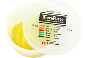 CanDo 10-2764 Sparkle Theraputty, 2oz, Yellow, X-Soft