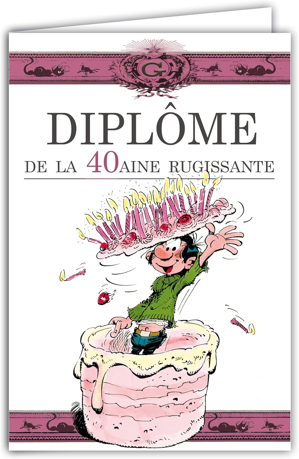 Gateau Bougies Tarte A La Creme Fraises Gaston Lagaffe Gldp 7004 Carte Double Avec Enveloppe Anniversaire Diplome De La 40aine Rugissante Cuisine Et Maison Ustensiles A Patisserie Kalchem Com Pl