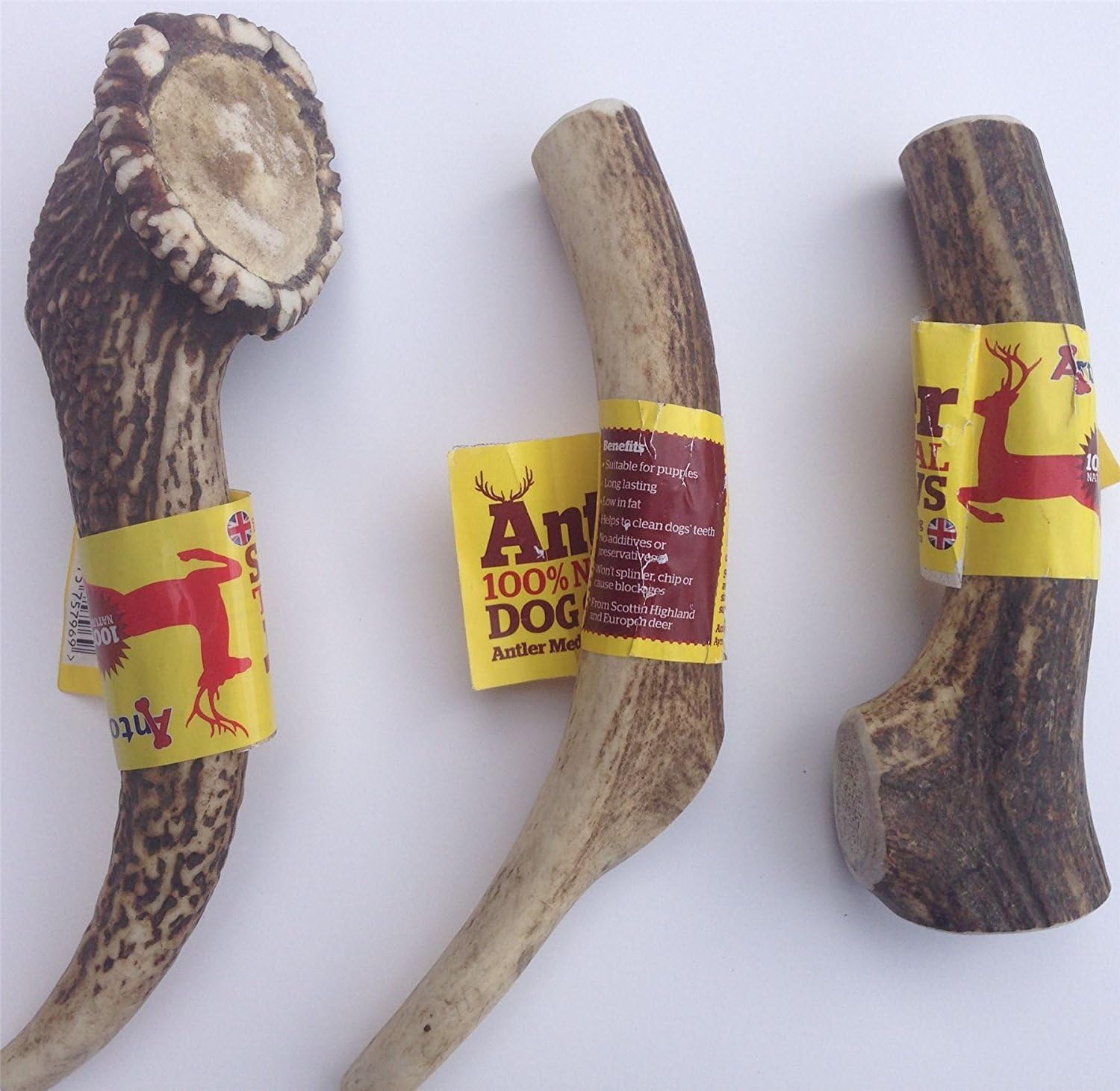 antos antler dog chew