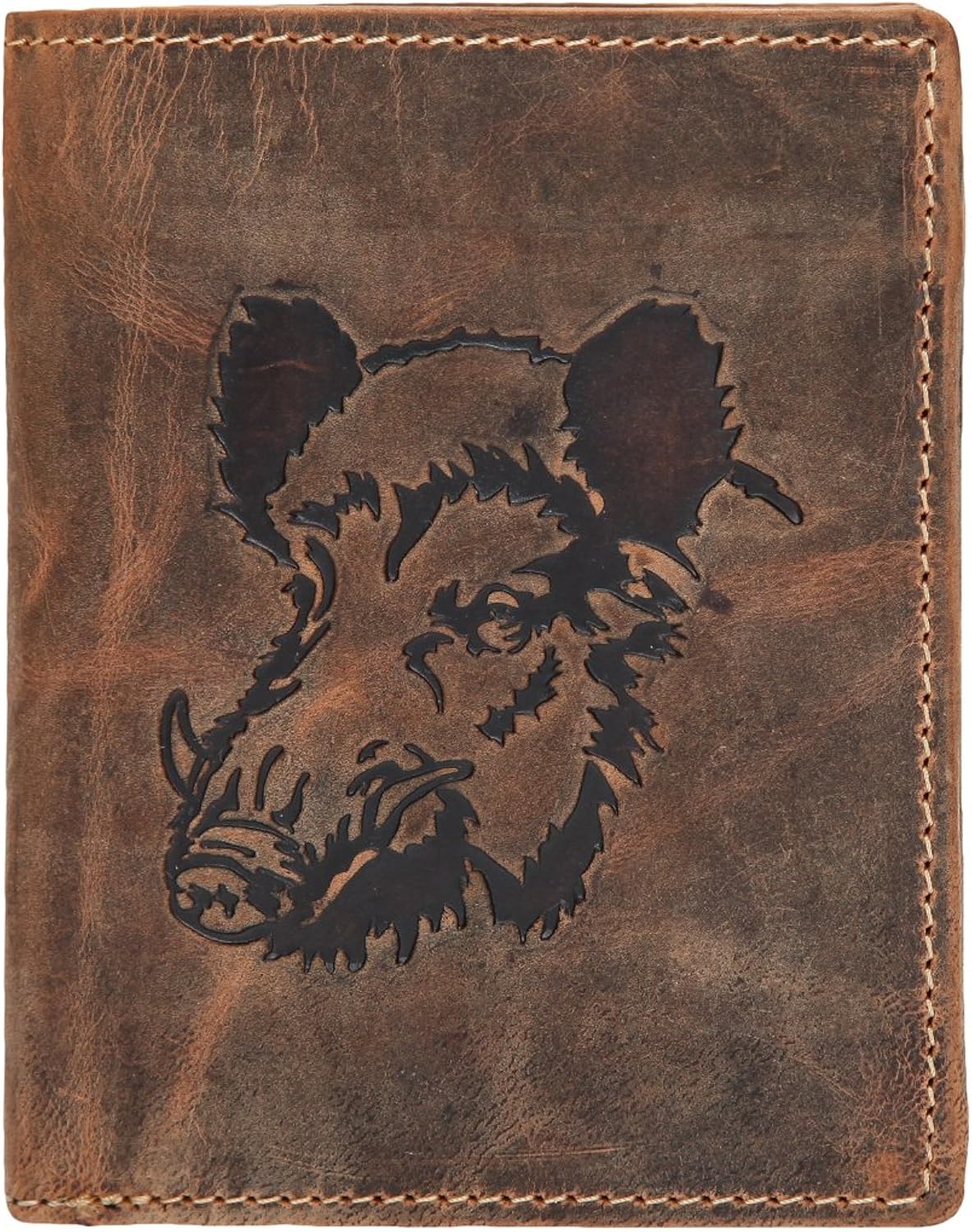 Greenburry Vintage boar wallet leather 9.5 cm, Brown