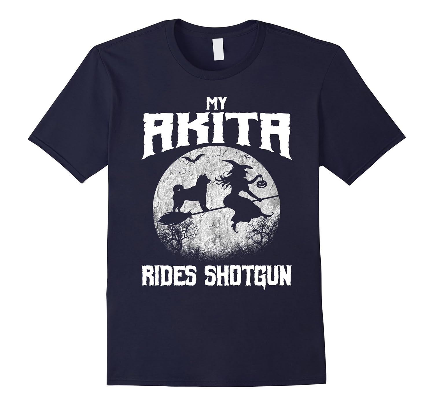 My Akita Rides Shotgun T-shirt Dog Pet Gifts-ANZ