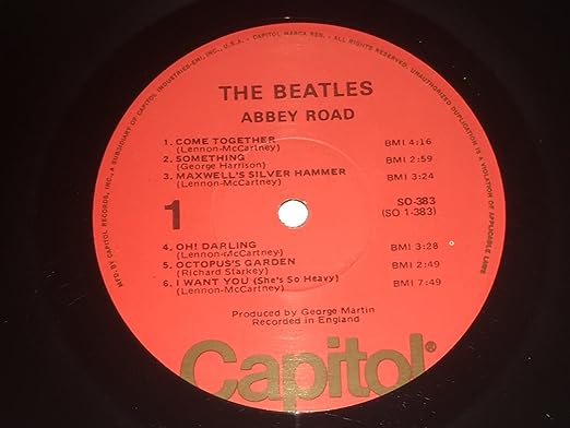The Beatles Abbey Road Vinyl Lp Capitol So 383 Amazon Com Music