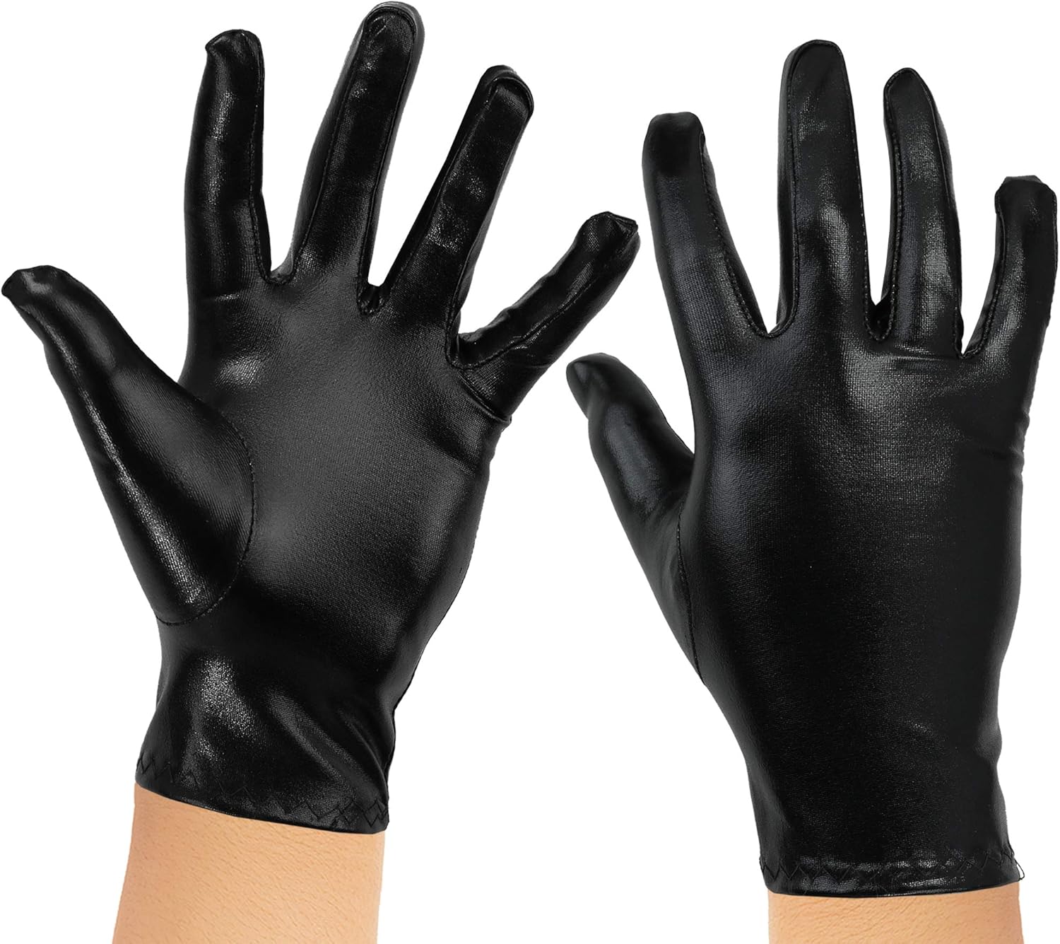 black superhero gloves