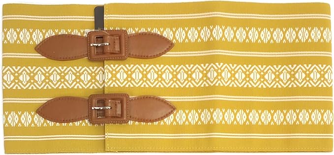 Amazon Co Jp 帯ベルト レディース 献上 黄 服 ファッション小物