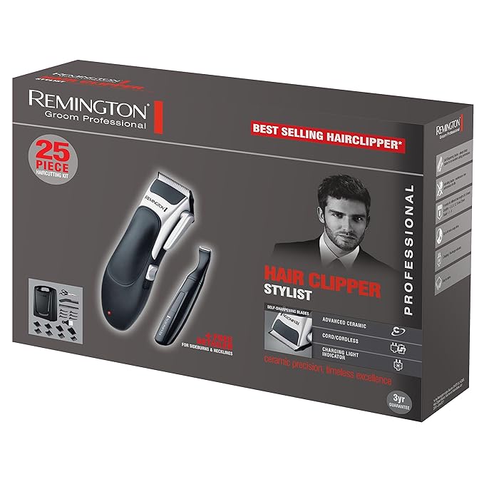 Remington Hc365 Stylist Hair Clipper Set Amazon In Health