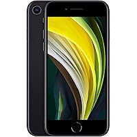 Apple iPhone SE, 64GB, Black - Fully Unlocked (Renewed Premium)