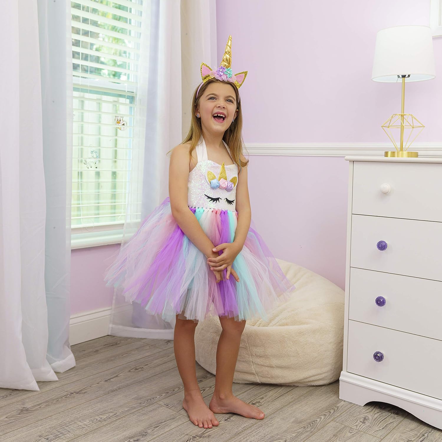 rainbow unicorn tutu