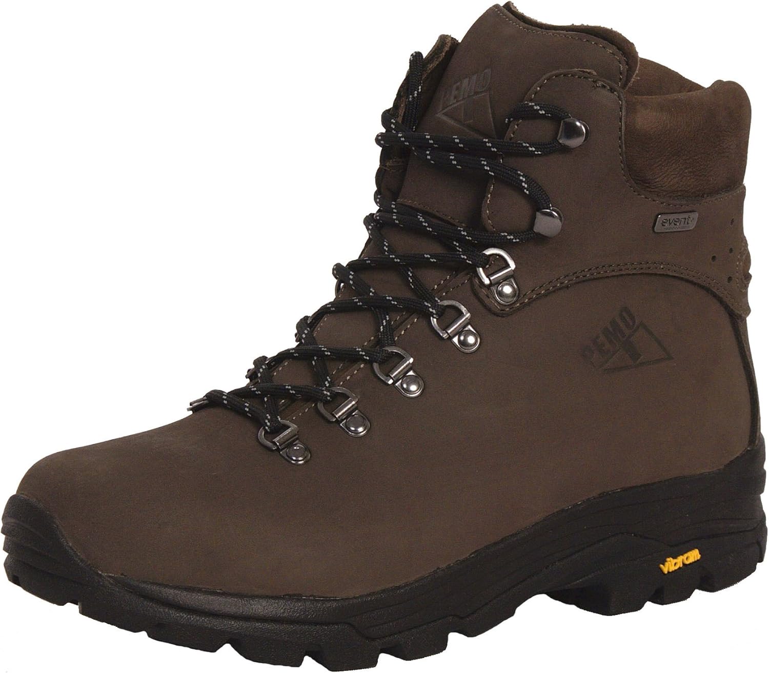 PEMO Men's Vibram Sole Leather Waterproof Hiking Boot