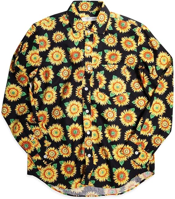 Amazon Vintage El 日本製 ひまわり柄 花柄 長袖シャツ メンズ 柄シャツ ヒマワリ 派手 11 シャツ 通販 Amazon Vintage El 日本製 ひまわり柄 花柄 長袖シャツ メンズ 柄シャツ ヒマワリ 派手 11 シャツ 通販