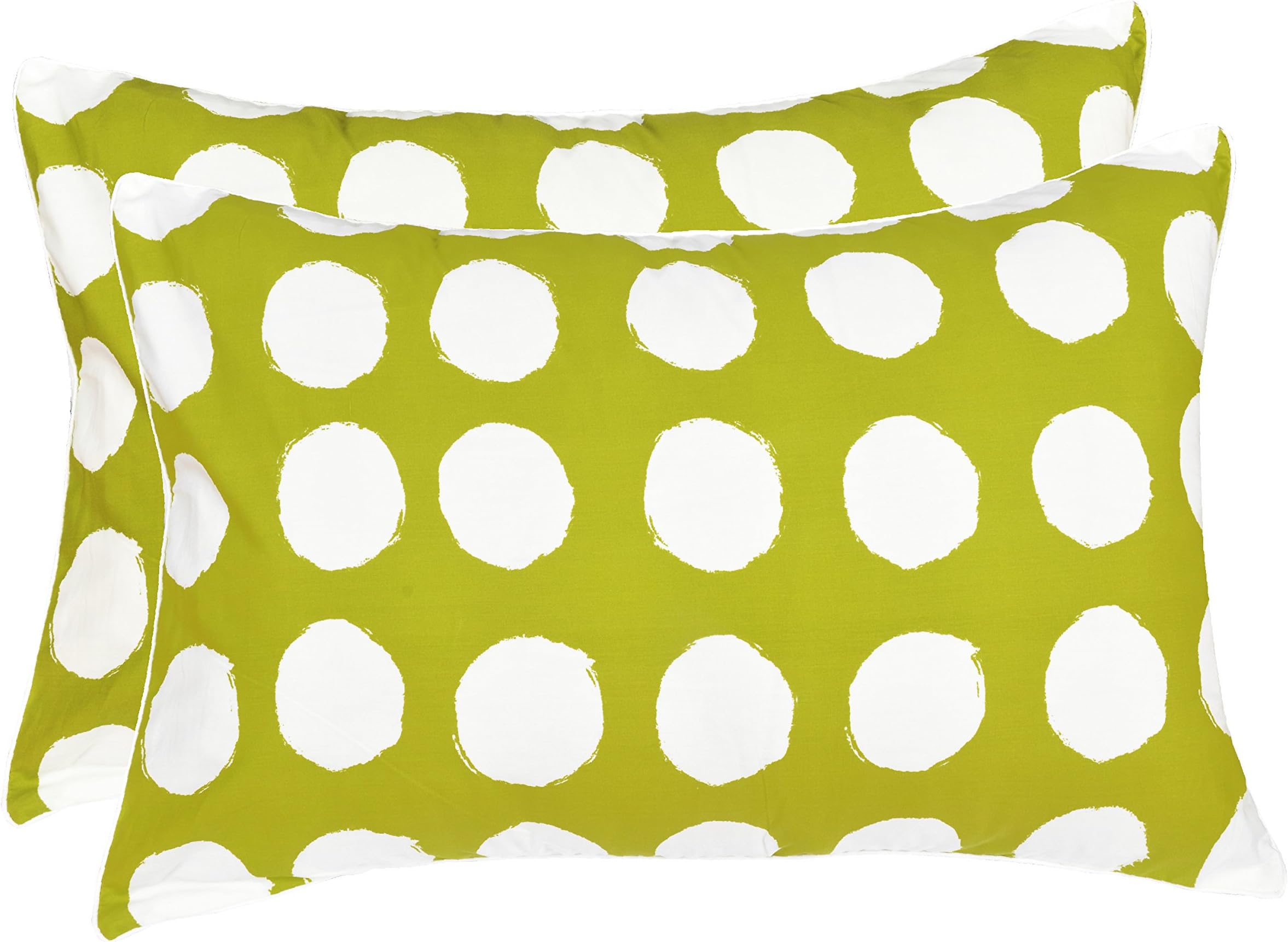 Ahmedabad Cotton Luxurious 2 Piece Cotton Pillow Cover Set - 18"x27", Green