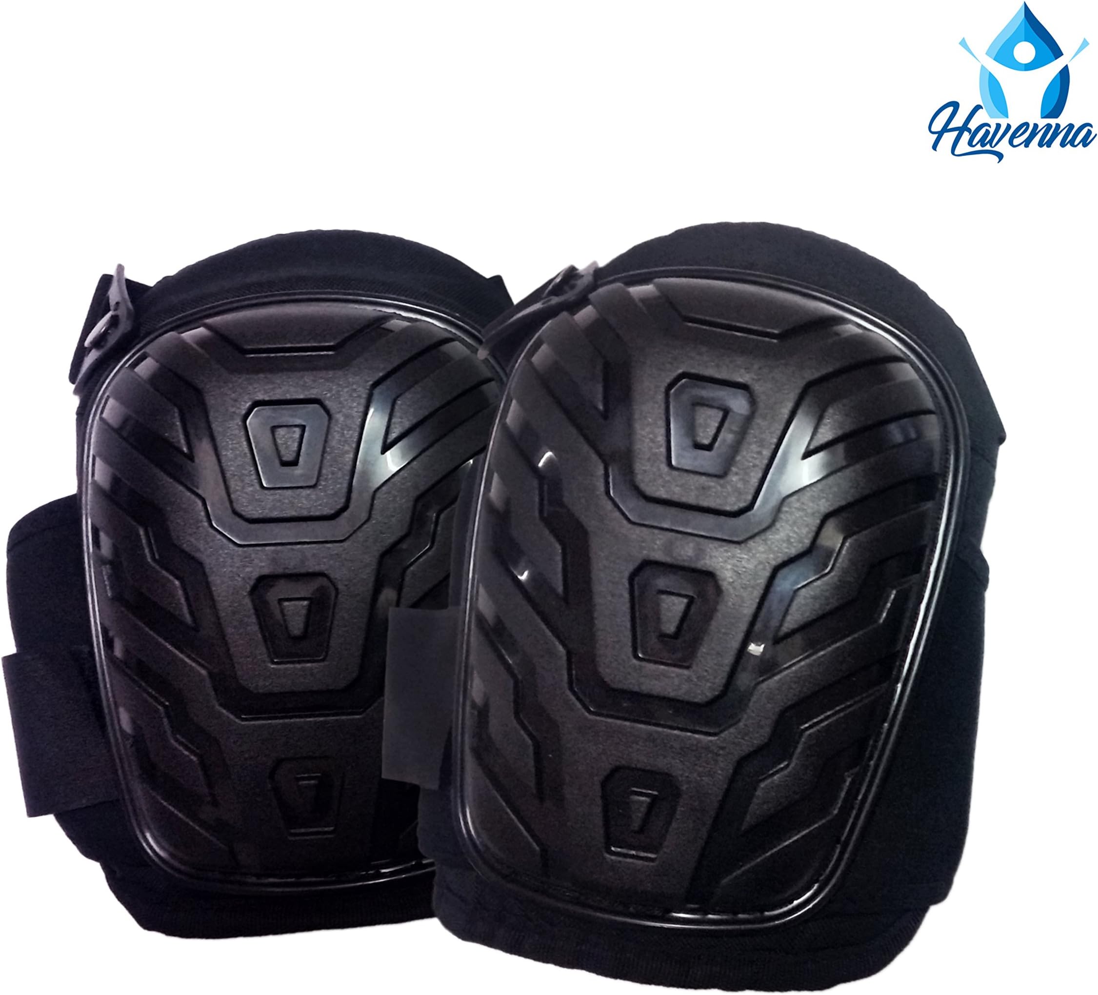 Gel Knee Pads By Havenna: Protect Your Knees From Any Surface And Terrain, Heavy DutyKneepads With Gel Cushion & Memory Foam For Comfort, Breathable Mesh Fabric And Hard PVC Shell For Durability