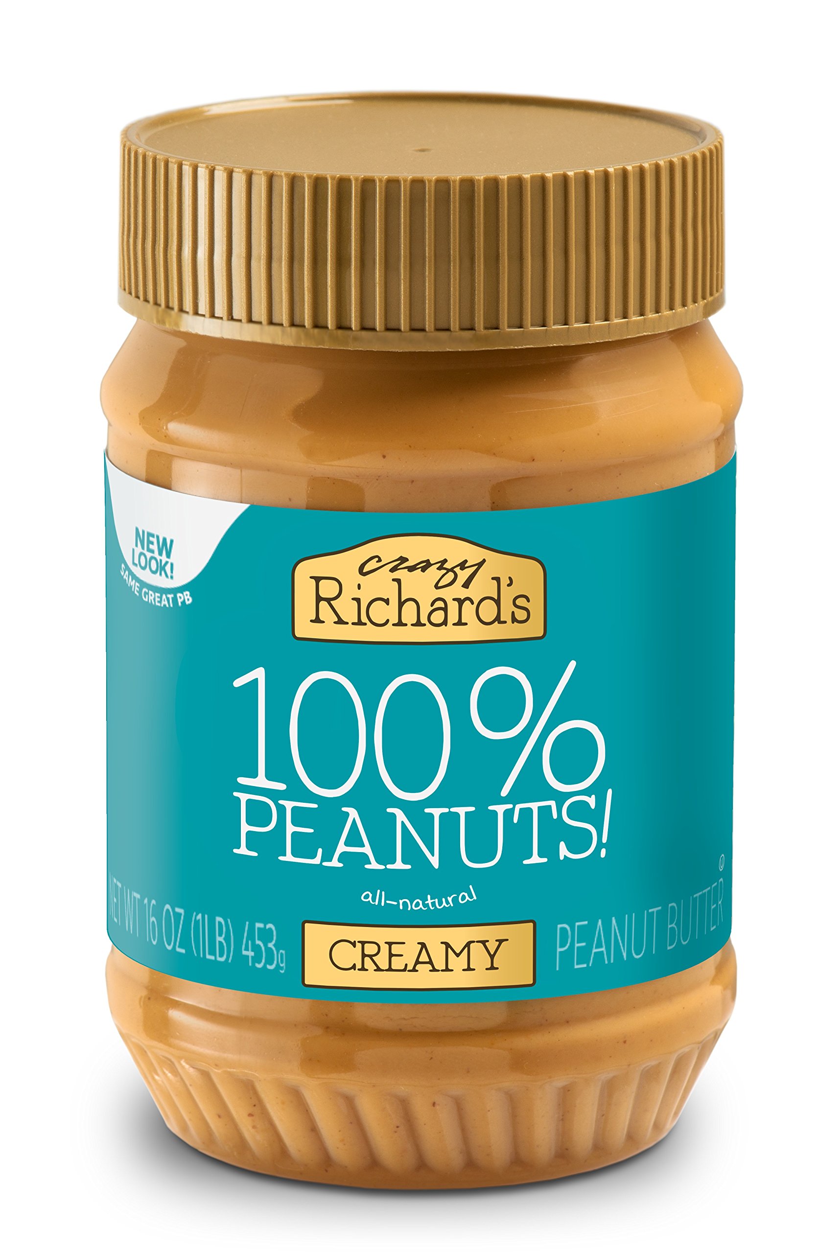 Crazy Richards 100 Natural Creamy Peanut Butter, 16 oz, 6 per Case eBay