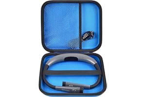 GWCASE Case Compatible with Glocusent/for Vekkia/for LITOM/for LEDGLE/for TAKKUI/for TSINGREE LED Neck Reading Light Book Light for Reading in Bed. Storage Carrying Holder for USB Cable (Box Only) -Blue