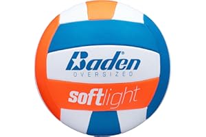 Baden | Softlight VXT1 | No Sting FlexFoam Cover | Youth Lightweight Training Volleyball | K-5 Youth Players | Official Size 5 + 20% Lighter | Official Ball of BYOP