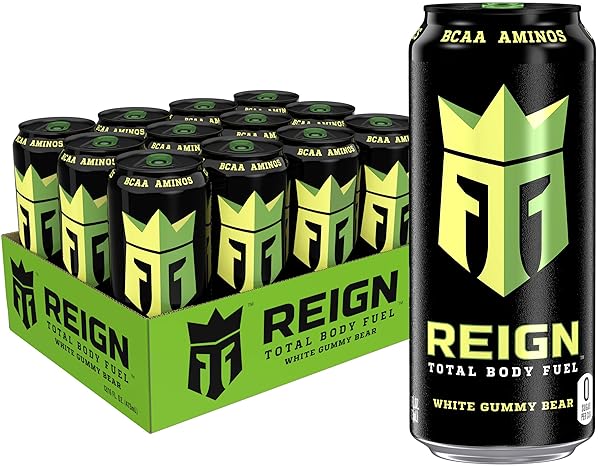 REIGN TOTAL BODY FUEL, WHITE GUMMY BEAR, FITNESS...