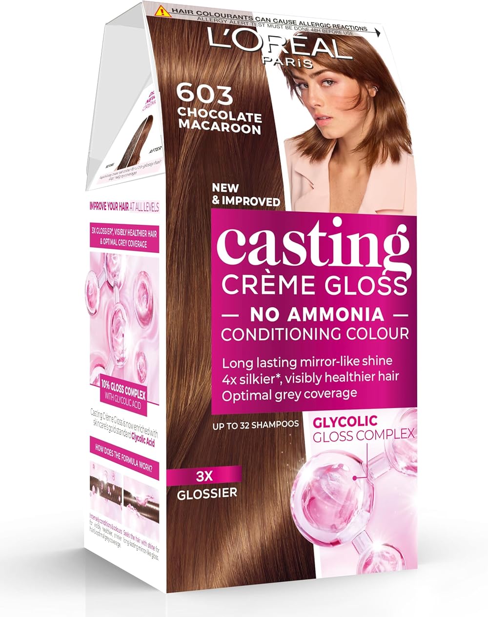 L’Oréal Paris Casting Crème Gloss 603 Chocolate Macaroon Ammonia Free