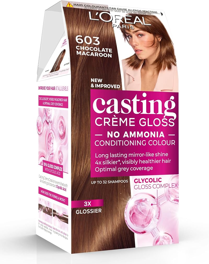 L’Oréal Paris Casting Crème Gloss 603 Chocolate Macaroon Ammonia Free