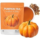 DALAMHARI Pumpkin Tea Bags 30T | Reset After Meal Tea Bloating Relief | Flat tummy Digestion Support Stomach comfort Decaf Teabags | Korean Pumpkin Tea Spice Seed Puree