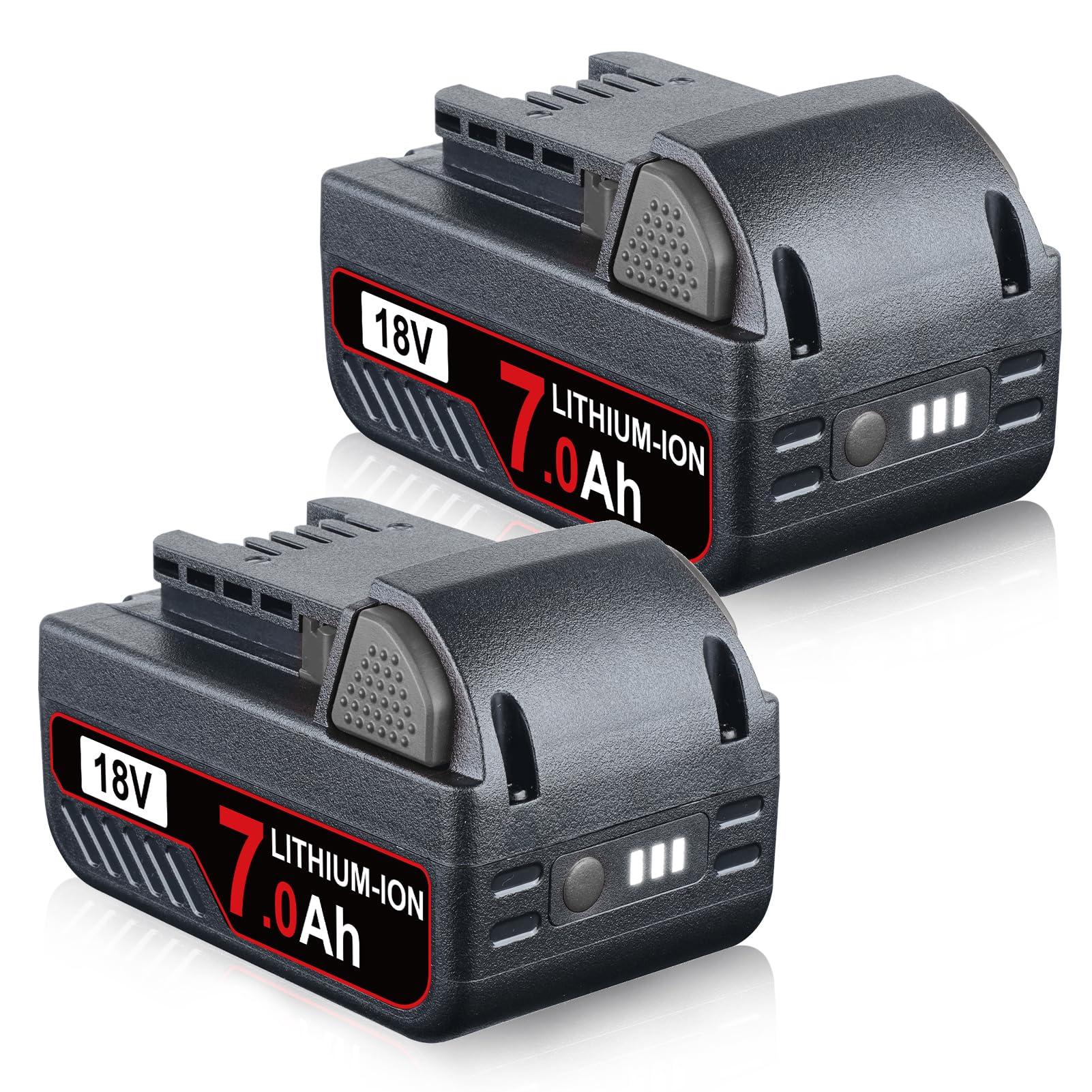Photo 1 of THISSENERGYSYSTEM 2P 18V 7.0Ah Lithium-ion Replacement for Milwaukee Battery Compatible with Milwaukee 18V Battery 48-11-1820 48-11-1850 48-11-1860 48-11-1870 Cordless Power