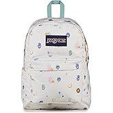 JanSport SuperBreak Plus Backpack with Padded 15-inch Laptop Sleeve and Integrated Bottle Pocket - Spacious and Durable Daypack for Work and Travel - Surreal Mirage Coconut