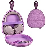 GWCASE Universal Headphone Case for JLab/for JBL Tune 510BT 720BT 770NC 520BT/ for Sony WH-CH520 WH-CH720N/ for BERIBES/for Soundcore Q20i Over-Ear Headphones,Stylish Design- Purple(Case only)
