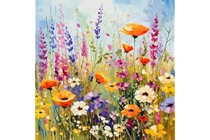 AIBOERL Diamond Art Kits for Adults,Assorted Flowers 5D Diamond Painting Kits Diamond Art Kits Diamond Painting,Full Drill Diamond Art DIY Crafts Diamond Dot for Home Decor Gift [13.7x13.7inch]