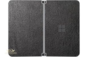 SopiGuard Sticker for Surface Duo Phone Edge-to-Edge Precision Vinyl Skin Wrap (Leather Textured)
