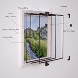 NeatiEase Adjustable DIY Magnetic Fly Screen Window 100x130 cm Grey view 4