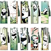 Panda Paper Bookmarks, 10 Beautifully Designed, Durable, Paper Perfect Bookmarks for Men, Women, Students, and Offices