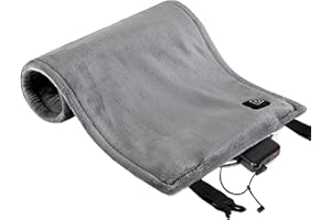 Cordless Heating Pad for Back Pain Relief & Cramps, 12"x24" Portable Heating Pad with Adjustable Straps, Battery Operated Hea