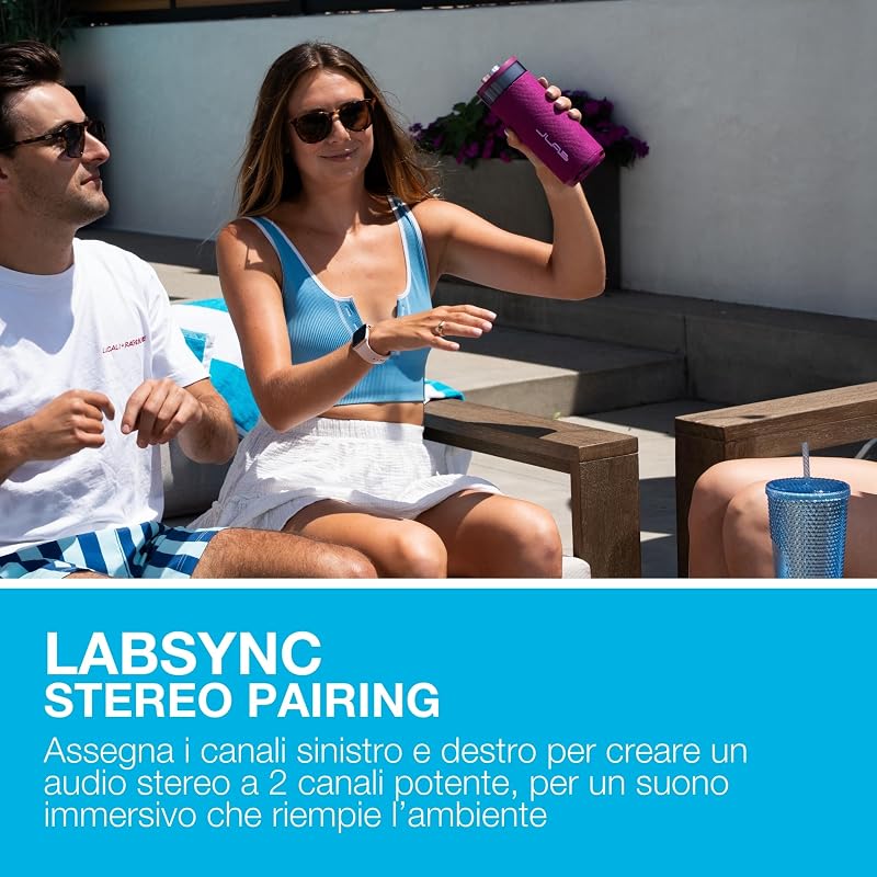 Go Party Cassa Bluetooth Portatile - 16+ ore, Mora