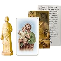 St. Joseph Statue for Selling House Saint Joseph Home Selling Kit with Prayer Card and Burial Instructions.