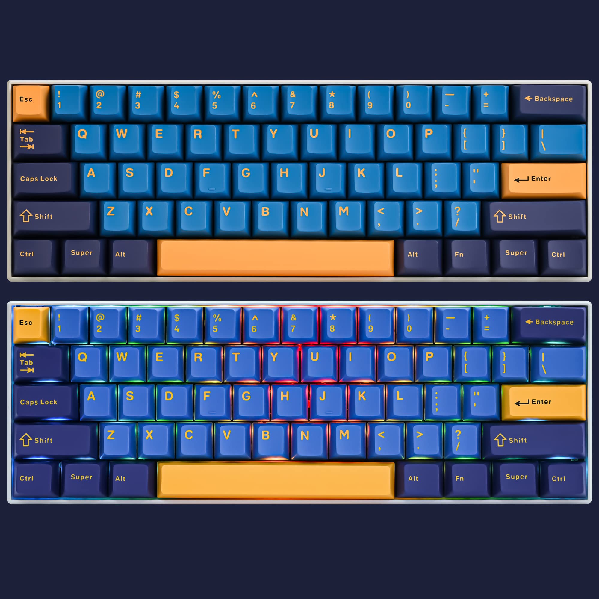 Mua SOLIDEE Keycaps 60 Percent 172 Keys PBT Custom Gaming Keycaps ...