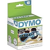 DYMO LW 2-Up Price Tag Labels for LabelWriter Label Printers, White, 3/8'' x 3/4'', 1 roll of 1,500 (30299)