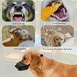 Restoo Dog Muzzle, Breathable Soft Mesh Puppy