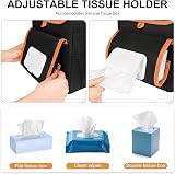 Einesin Car Trash Can with Tissue Holder Leakproof 11L Organizer view 5