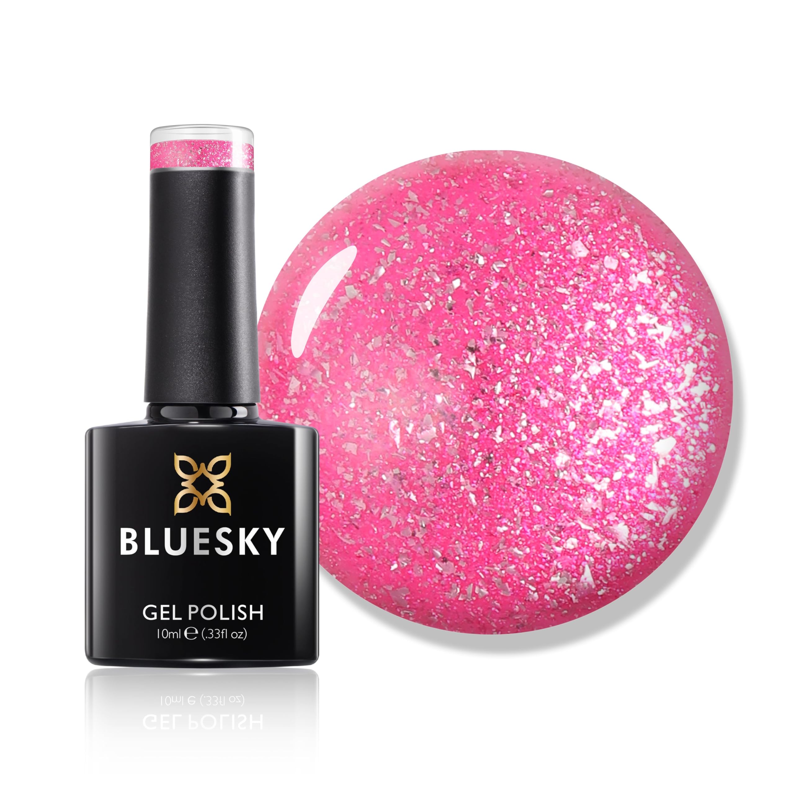 Bluesky Gel Nail Polish, Platinum18, Spinel Tap, 10 ml Long Lasting, Chip Resistant, 10 ml (Requires Drying Under UV LED Lamp)