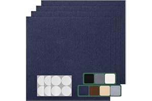 VallisCo 30 Pack Carpet Tile - 12” X 12” Self Adhesive Carpet Floor Tiles Anti-Slip Squares Peel and Stick Floor Tilel DIY Installation for Bedroom (Blue)