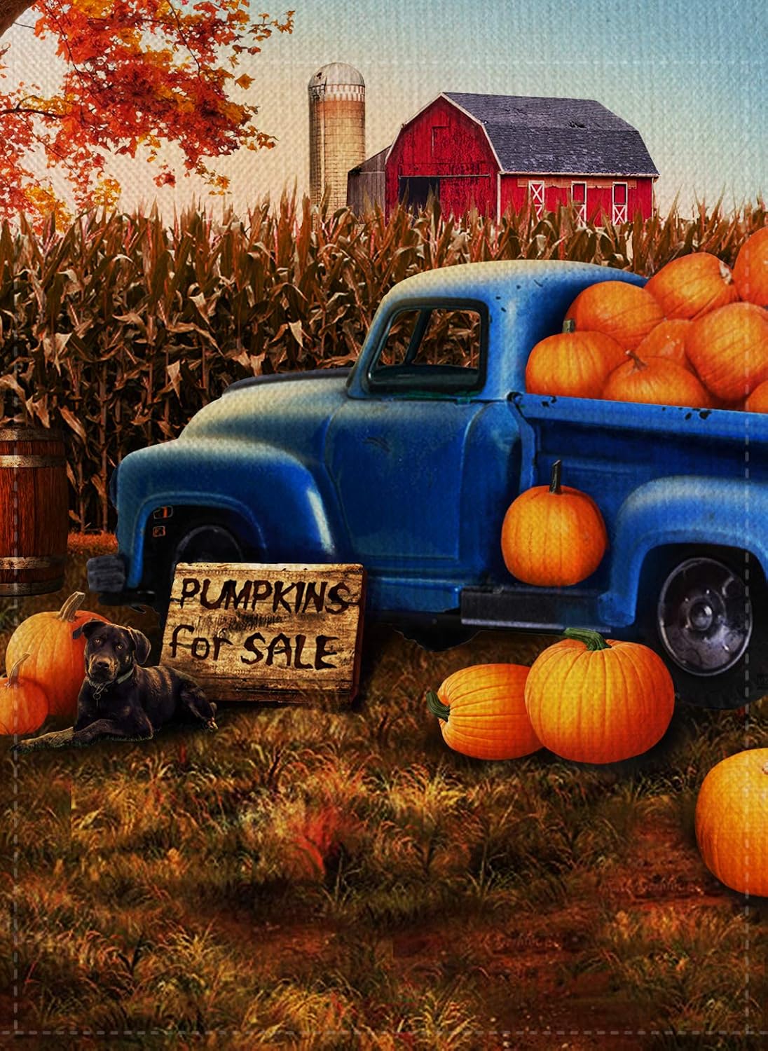 Amazon Com Dyrenson Home Decorative Outdoor Fall Garden Flag Double Sided Rustic Quote House Yard Flag Autumn Harvest Pumpkin Primitive Pickup Garden Yard Decorations Farm Truck Seasonal Outdoor Flag 12 X 18