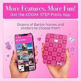 Kodak x Barbie Instant Portable Photo Printer 2x3 Zink Stickers iOS Android view 4