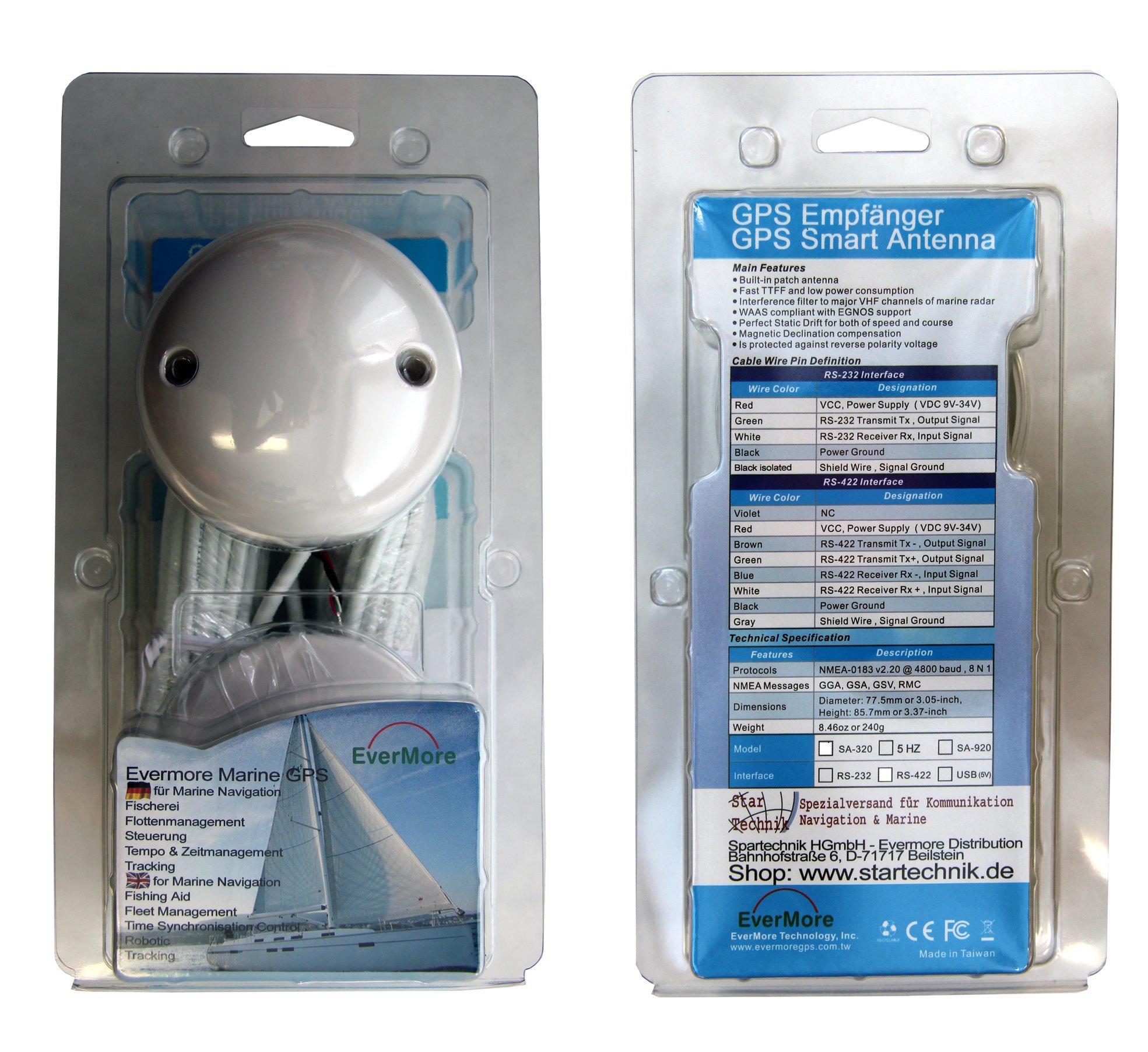 48 channel Marine GPS Receiver Evermore SA920 with Sirf Star 4 Chip