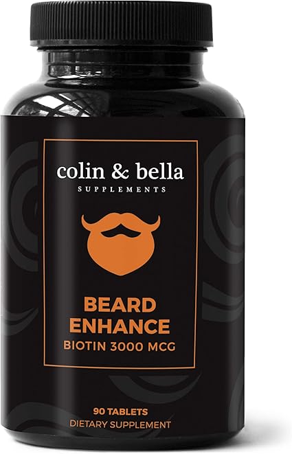 Amazon Com Beard Growth Supplements For Men Beard Hair Growth