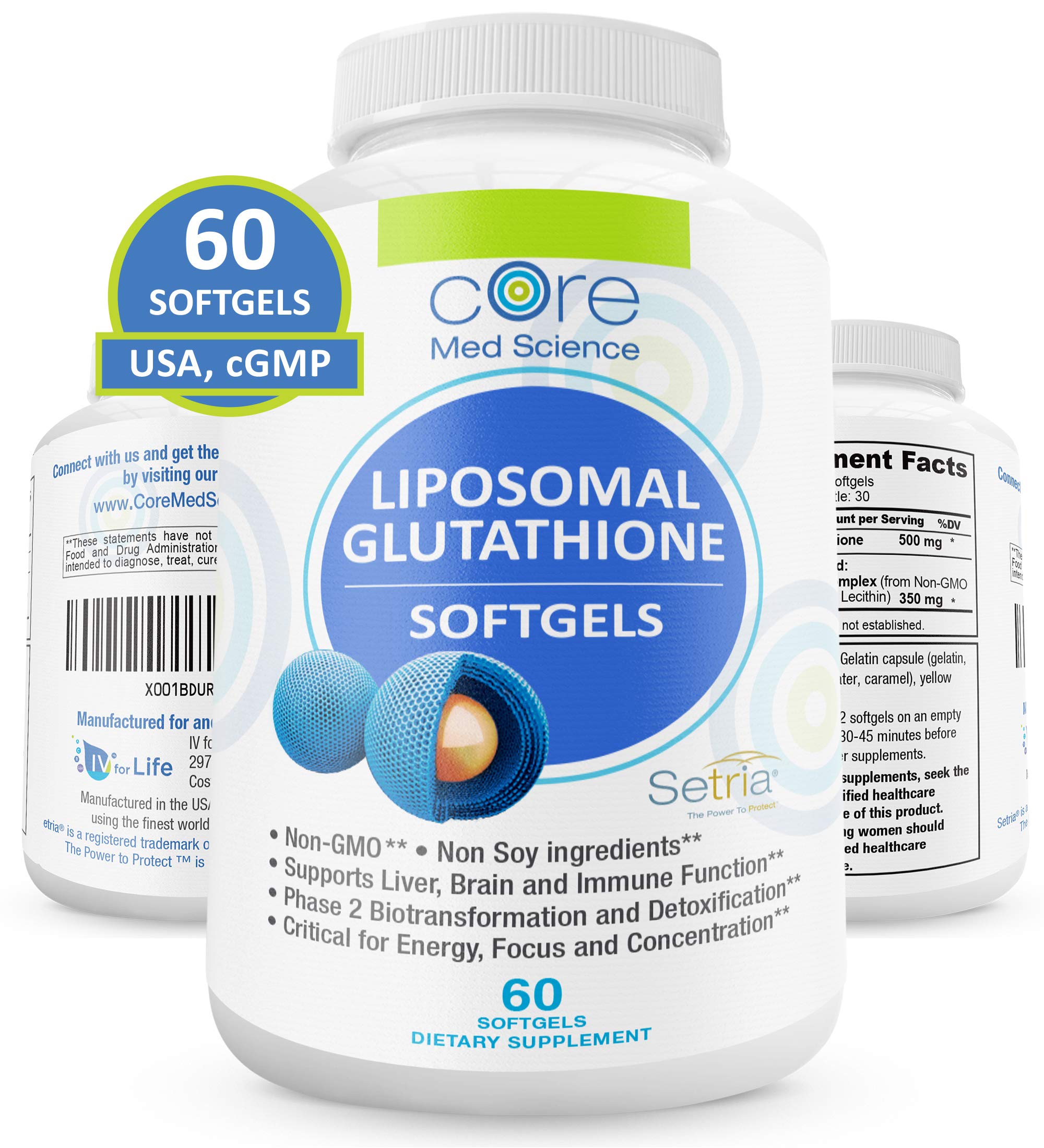Mua Liposomal Glutathione Softgels NOTaste Pure Reduced Setria