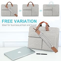 Lacdo 360° Protective Laptop Shoulder Bag for 13