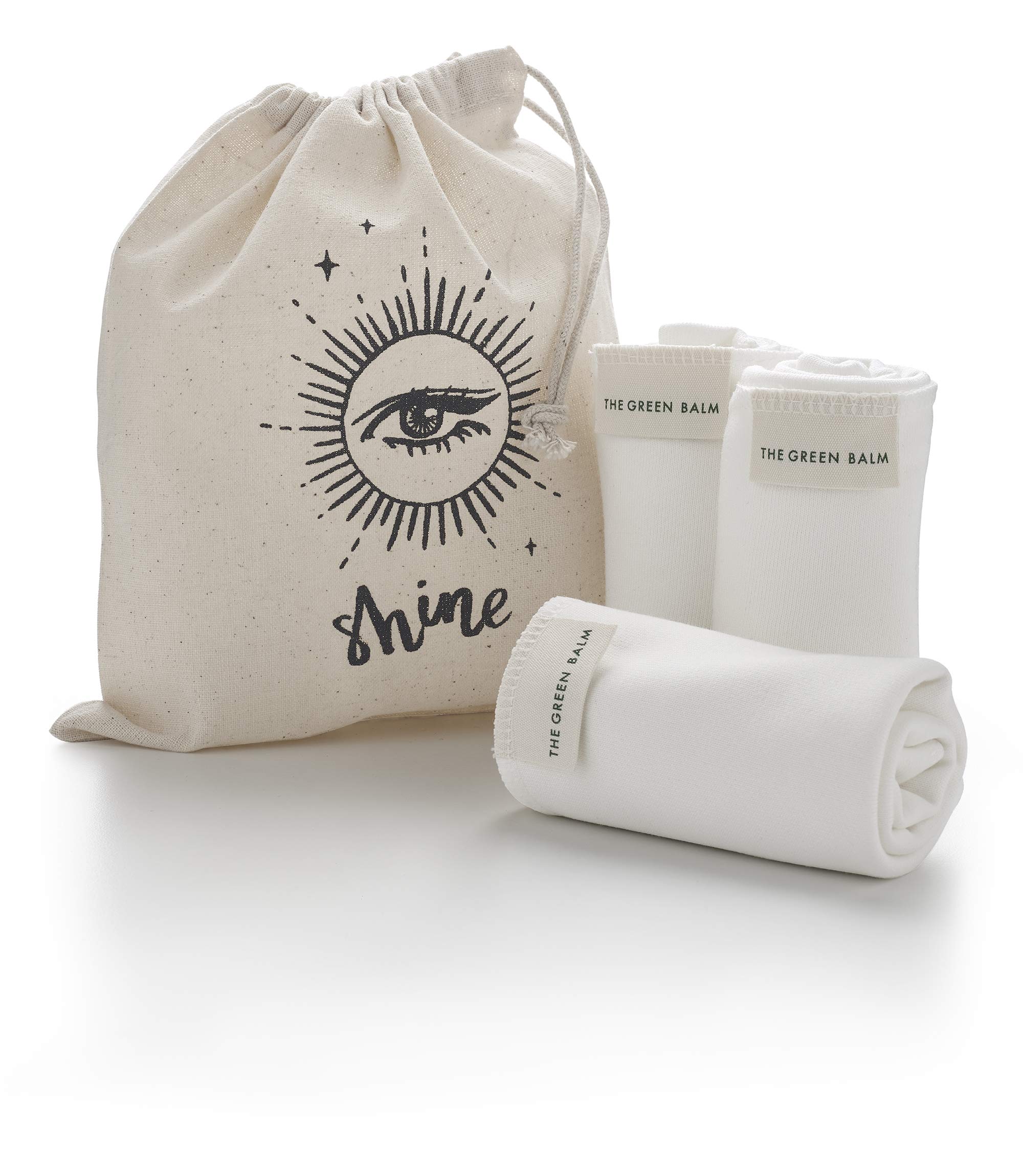 MOA Trio Bamboo Face Cloths FP-M-BC3 White