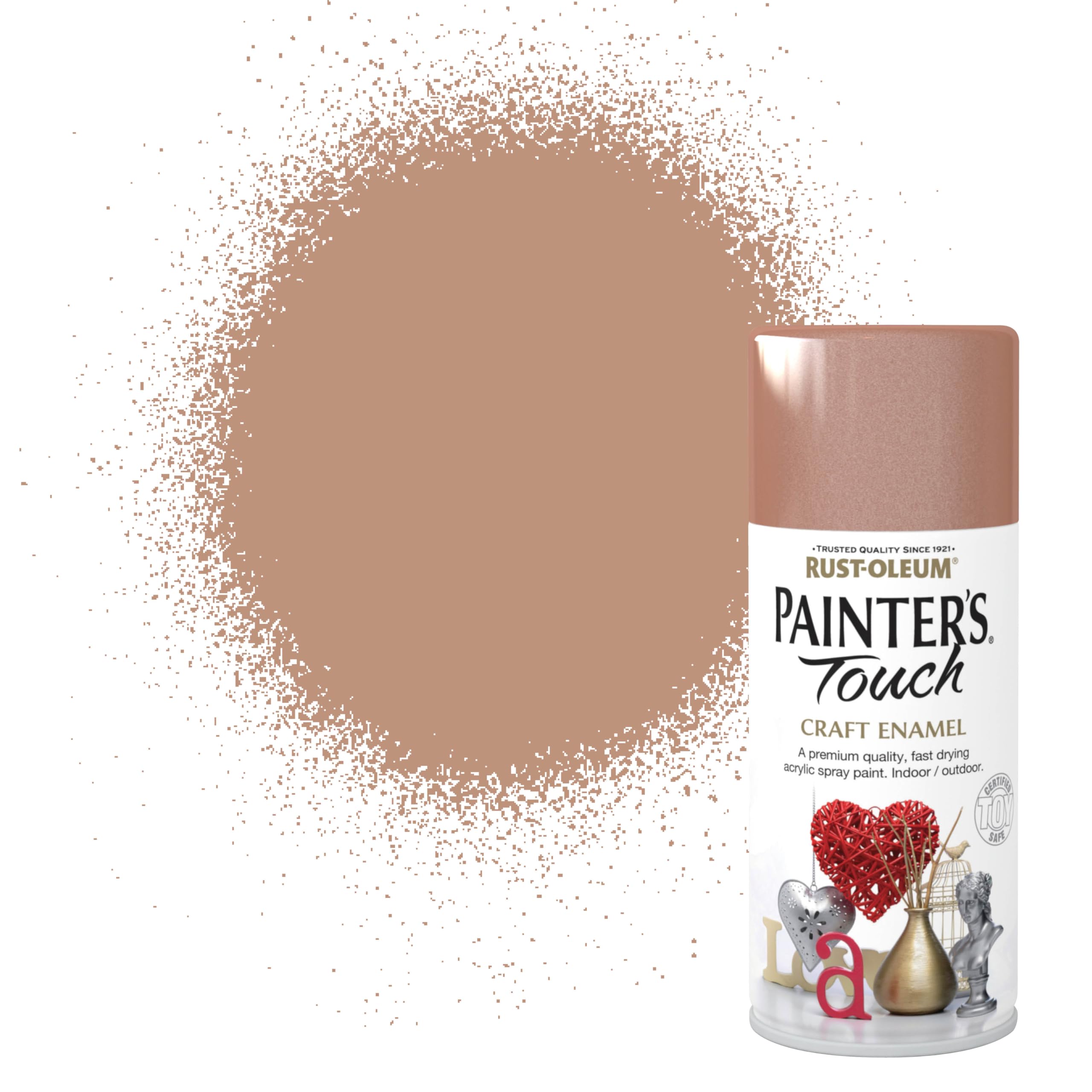 Rust-Oleum 150ml Painter's Touch Craft Enamel Spray Paint - Copper