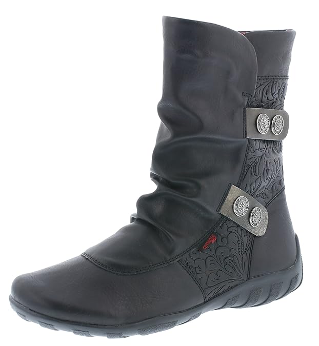 Remonte Damen Stiefelette R3495,Frauen Stiefel,Boot,Halbstiefel,Damenstiefelette,Bootie,Gerafft,Keilabsatz 1.7cm,Einlegesohle