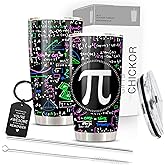 CHICKOR Math Teacher Gift - Male Teacher Appreciation Gifts - Funny Math Teacher Tumbler 20 Oz For Men - Math Mug - Unique Gifts Ideas For New Teachers, Women, Math Lovers, Assistant From Student