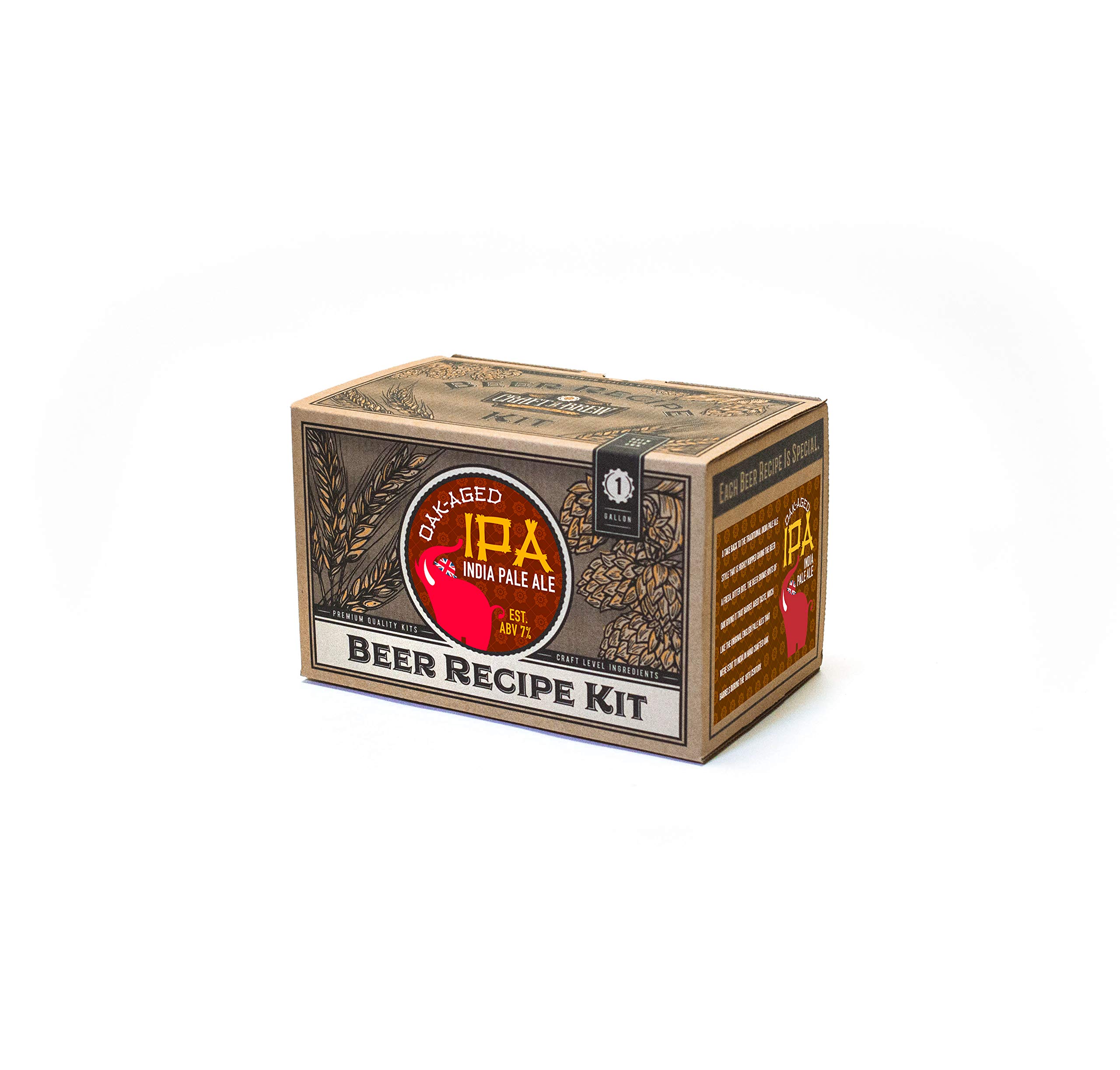 Craft A Brew Recipe Kit - Oak Aged IPA Refill - 1 Gallon - Ingredients for Home Brewing Beer