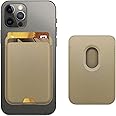 Magnetic Wallet Compatible with MagSafe for iPhone 16 15 14 13 12 Pro Max Plus Model, Mag 3 Safe Card Holder Stick on for Apple Cell Phone, Aureate